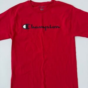 Champion Bold Red Short Sleeve Tee